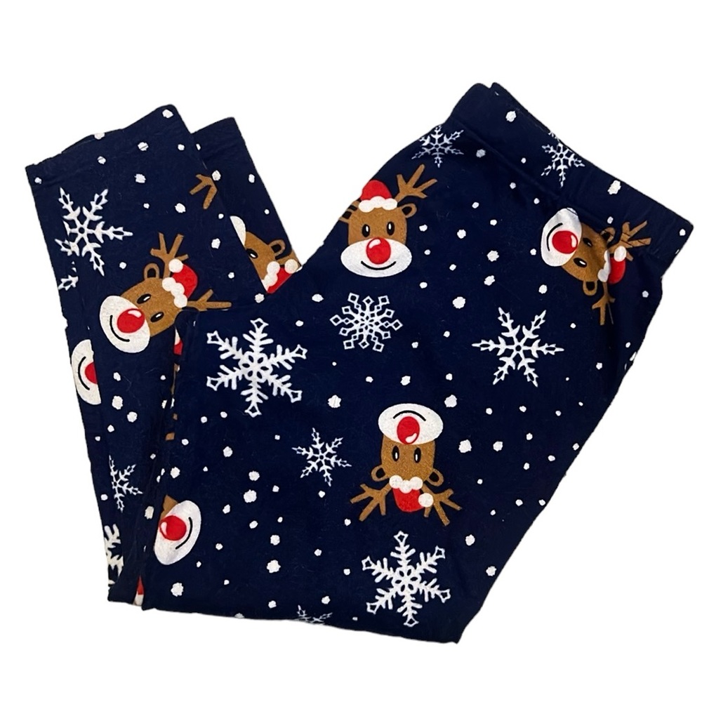 🌻 Faded Glory Reindeer Print Leggings